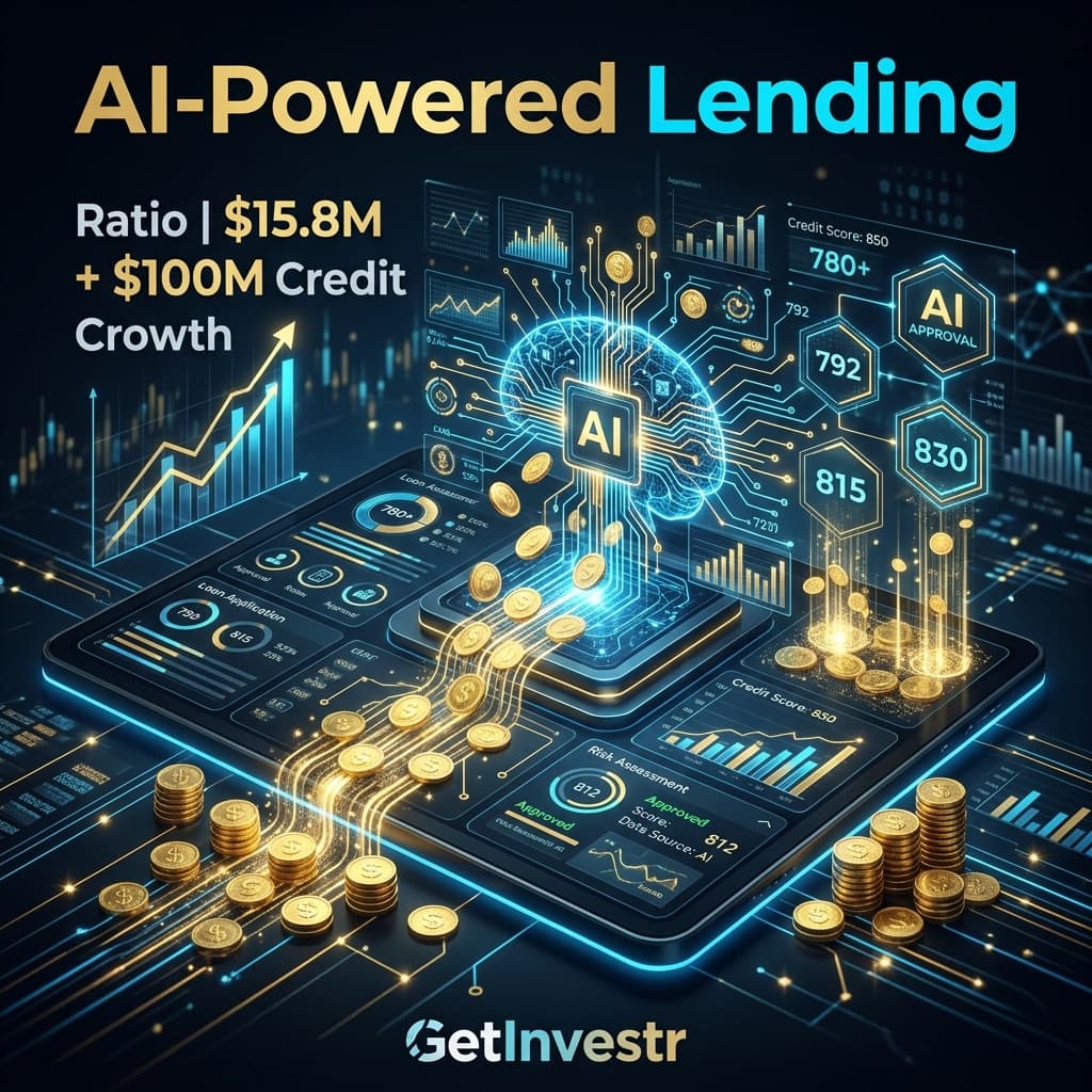 Ratio Yapay Zeka Kredi Platformu $15.8 Milyon Özkaynak ve $100 Milyon Lending Fonu Sağladı
